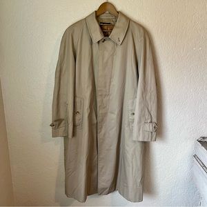 Burberry Vintage Trench Coat Size 52